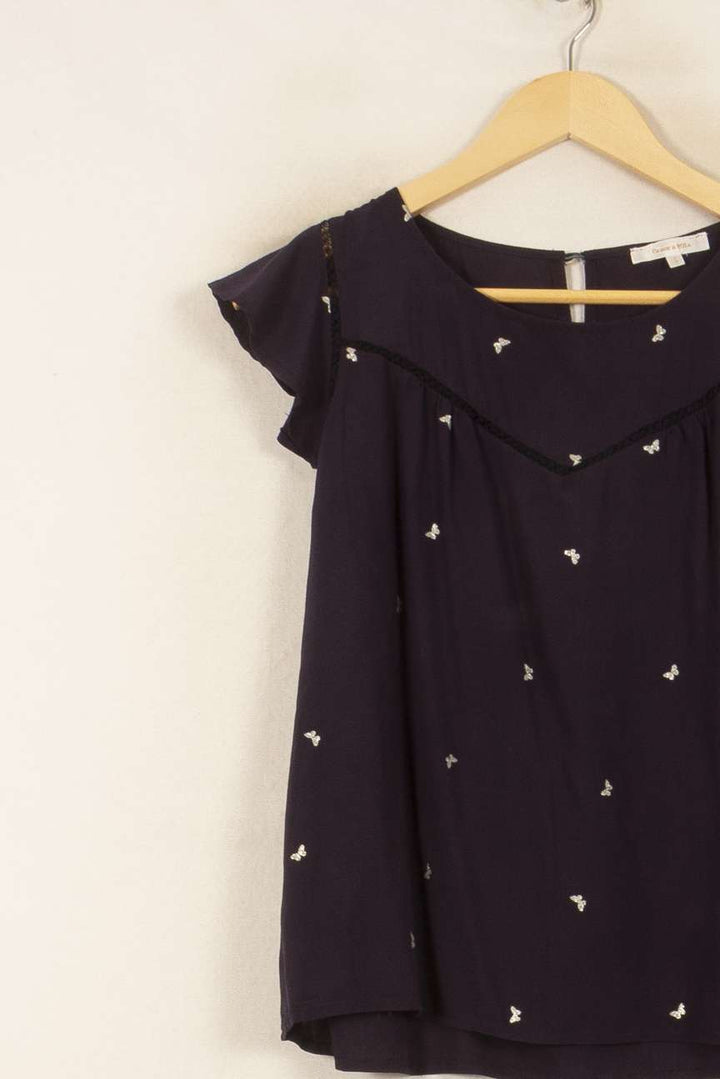 Blouse Bleue - Taille S/36 de la marque Grace & Mila | PARAD54039 - Vendu par Paradigme - Image 3