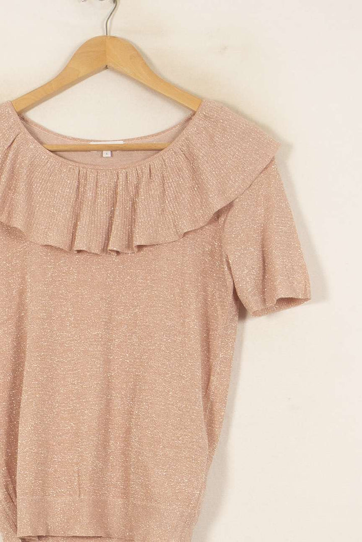 Blouse Rose - Taille S/36 de la marque Claudie Pierlot | PARAD54042 - Vendu par Paradigme - Image 3