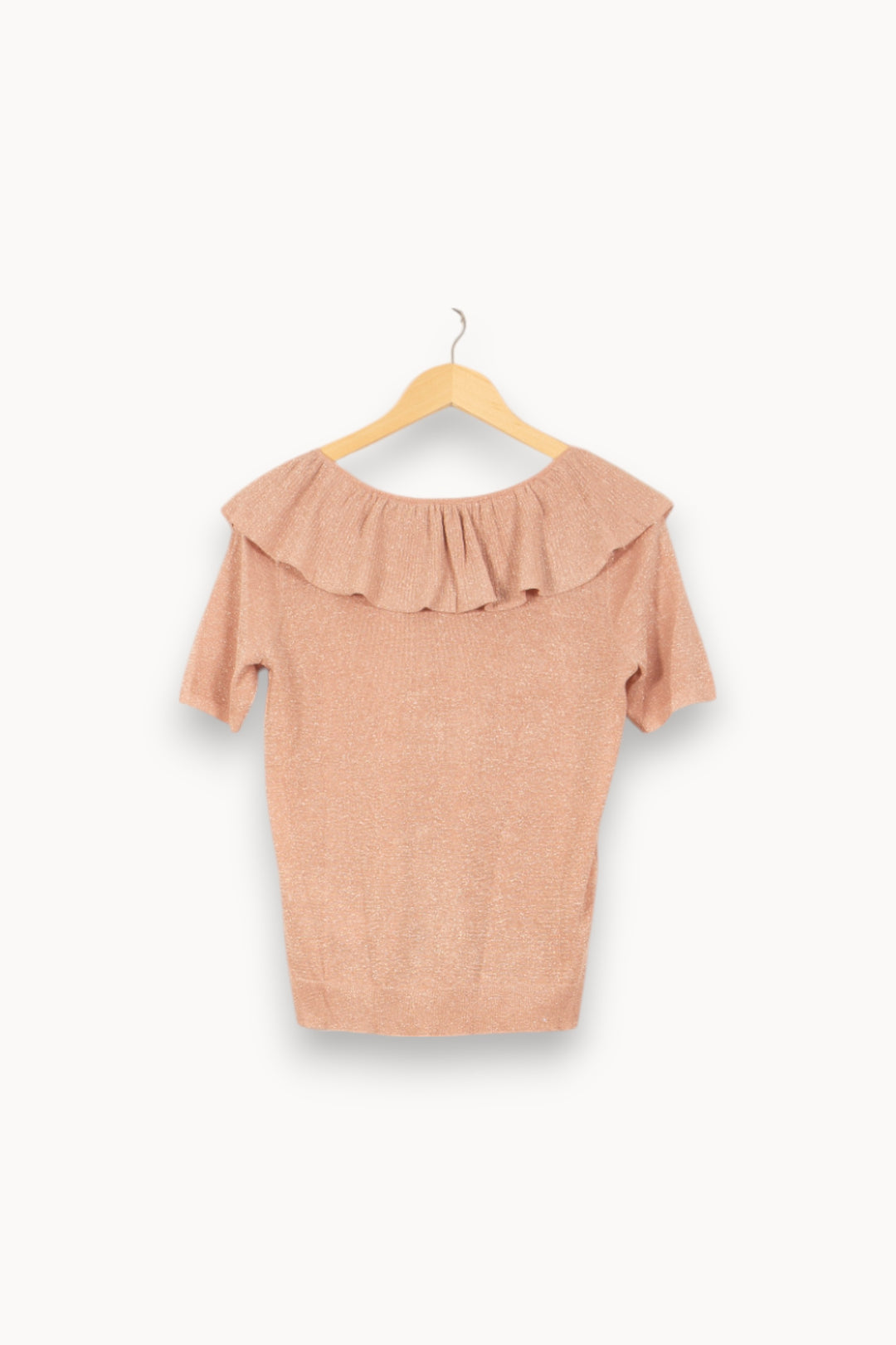 Tee-shirt Rose - Taille M/38 de la marque Claudie Pierlot | PARAD54043 - Vendu par Paradigme - Image 4