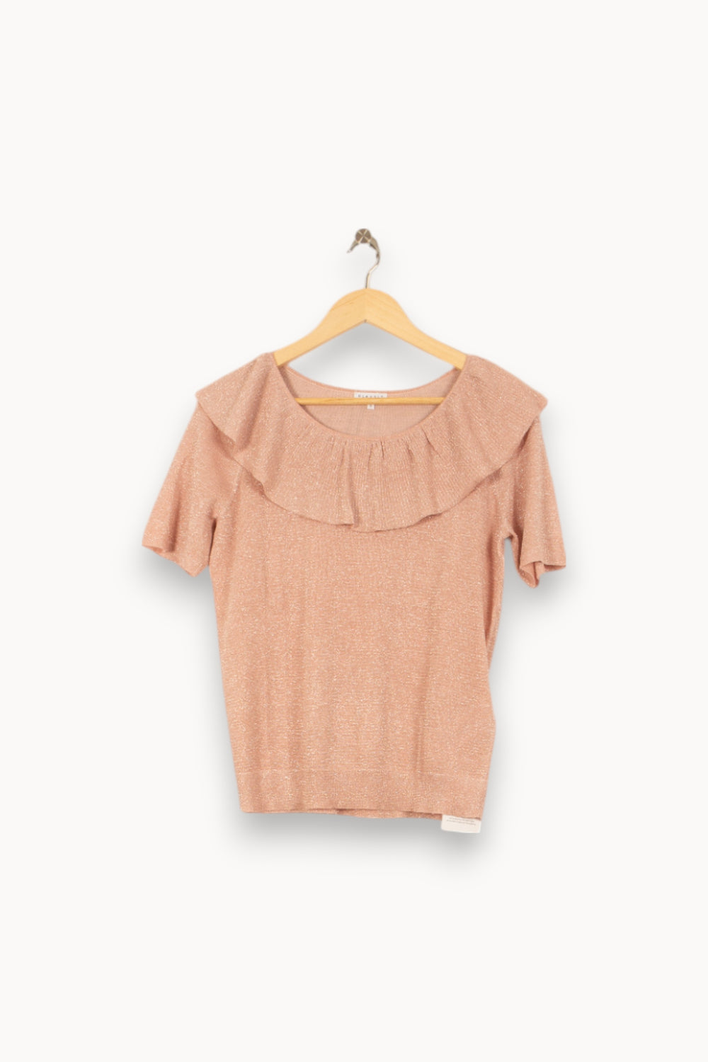 Tee-shirt Rose - Taille M/38 de la marque Claudie Pierlot | PARAD54043 - Vendu par Paradigme - Image 2