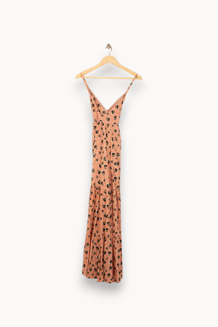 Robe Longue Rose et Noire - Taille XS/34 de la marque Opullence | PARAD54046 - Vendu par Paradigme - Image 4