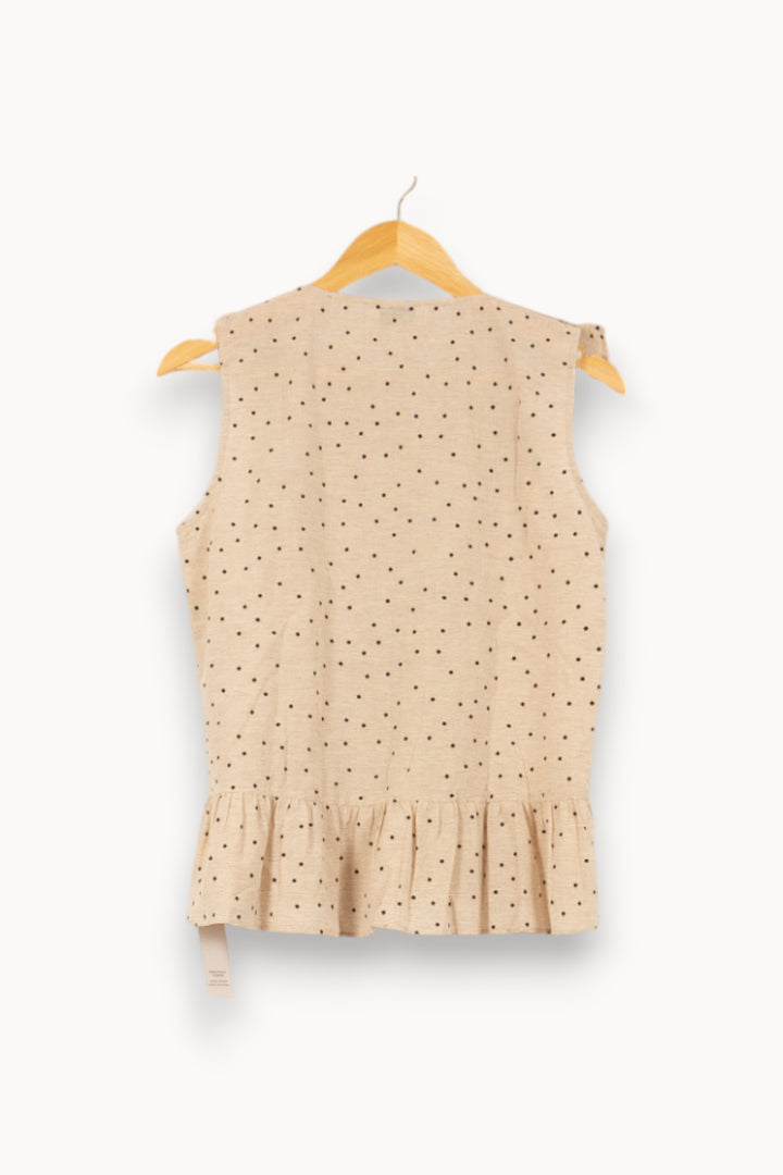 Blouse Beige à Pois Noirs - Taille S/36 de la marque Balzac Paris | PARAD54048 - Vendu par Paradigme - Image 4