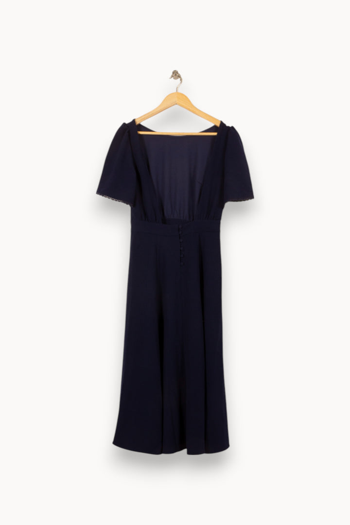 Robe Longue Bleue - Taille S/36 de la marque Sézane | PARAD54056 - Vendu par Paradigme - Image 4