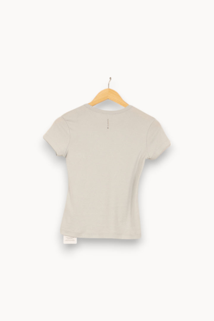 Tee-shirt Gris - Taille XS/34 de la marque All Saints | PARAD54057 - Vendu par Paradigme - Image 4
