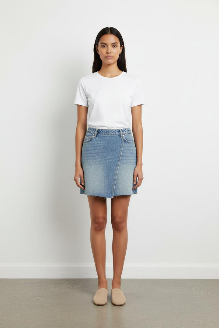 Jupe en Jean Bleue - Taille XS/34