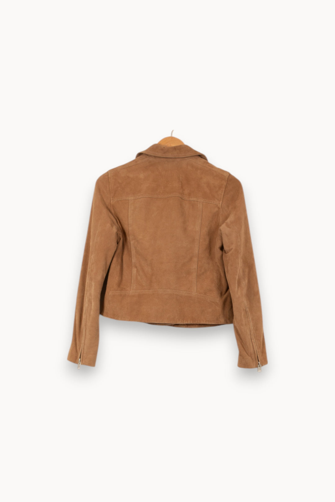 Blouson Motard Beige - Taille XS/34 de la marque All Saints | PARAD54067 - Vendu par Paradigme - Image 4