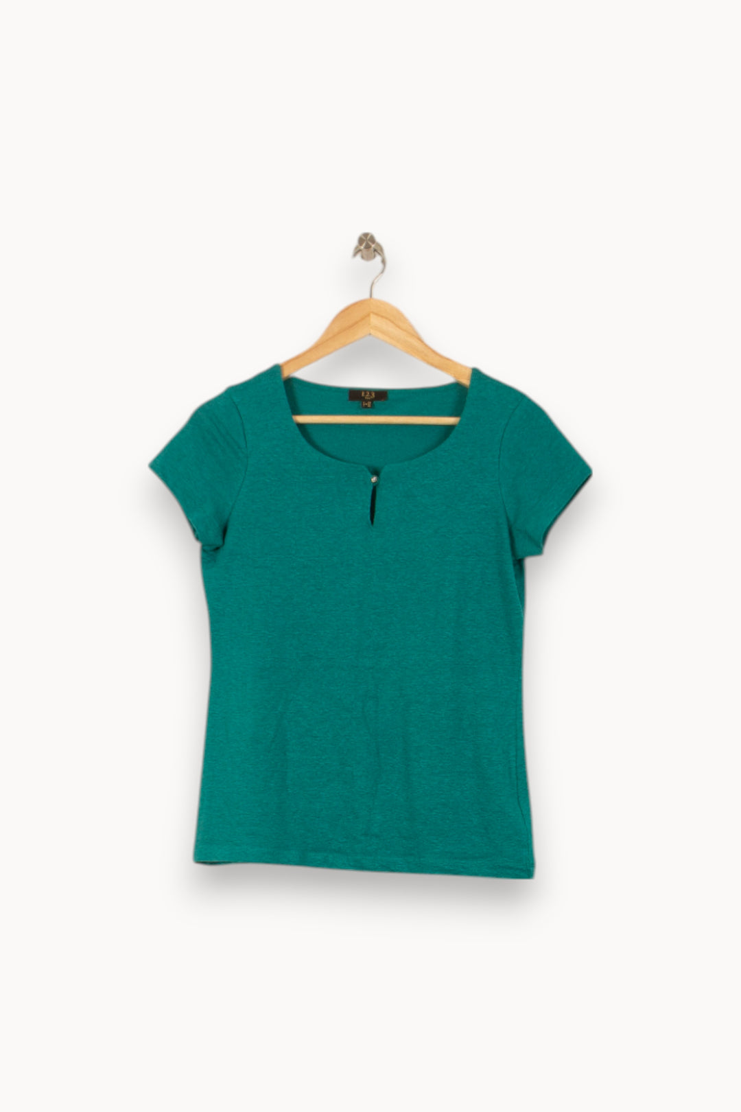 T-shirt Vert - Taille S/36 de la marque Maison 123 | PARAD54069 - Vendu par Paradigme - Image 2