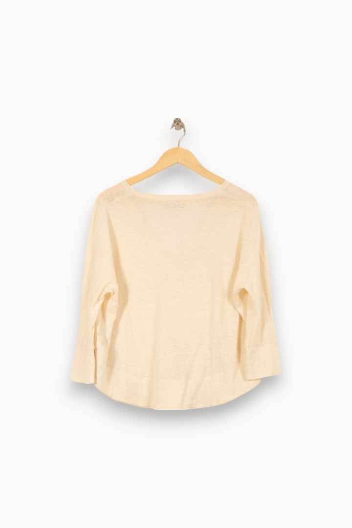 Blouse Beige - Taille S/36 de la marque ba&sh | PARAD54070 - Vendu par Paradigme - Image 4