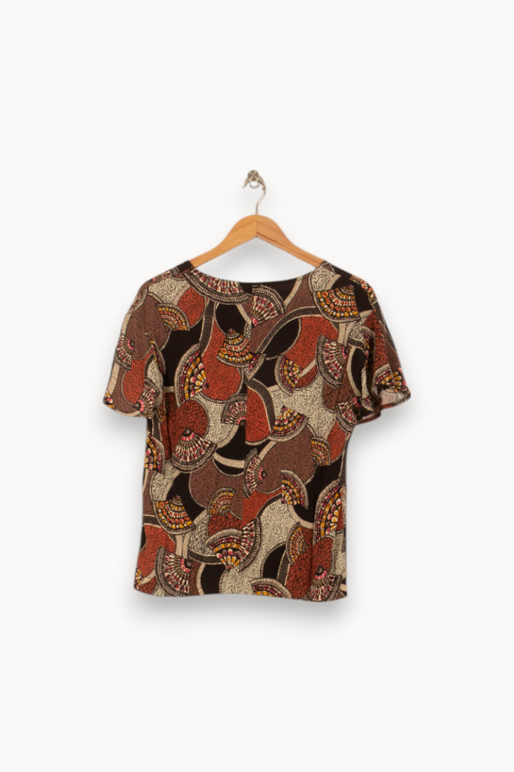 Blouse Multicolore - Taille L/40 de la marque La Fée Maraboutée | PARAD54071 - Vendu par Paradigme - Image 4