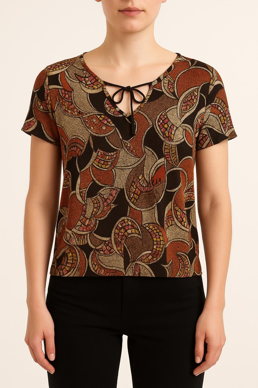 Blouse Multicolore - Taille L/40 de la marque La Fée Maraboutée | PARAD54071 - Vendu par Paradigme - Image 1