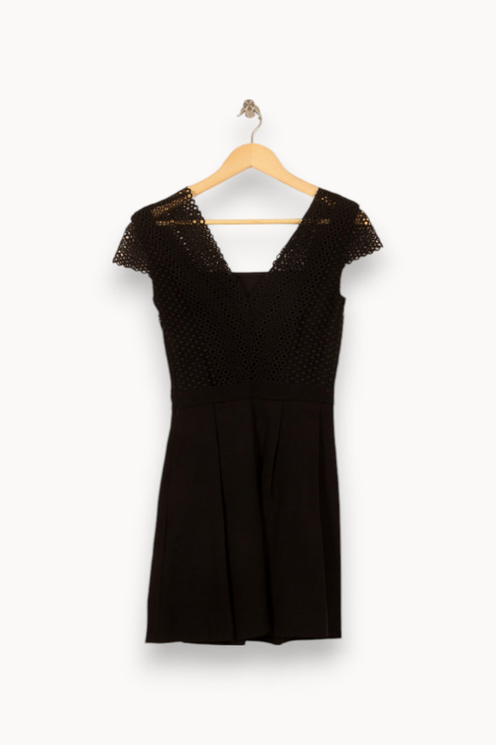 Robe Courte Noire - Taille XS/34 de la marque IKKS | PARAD54077 - Vendu par Paradigme - Image 4