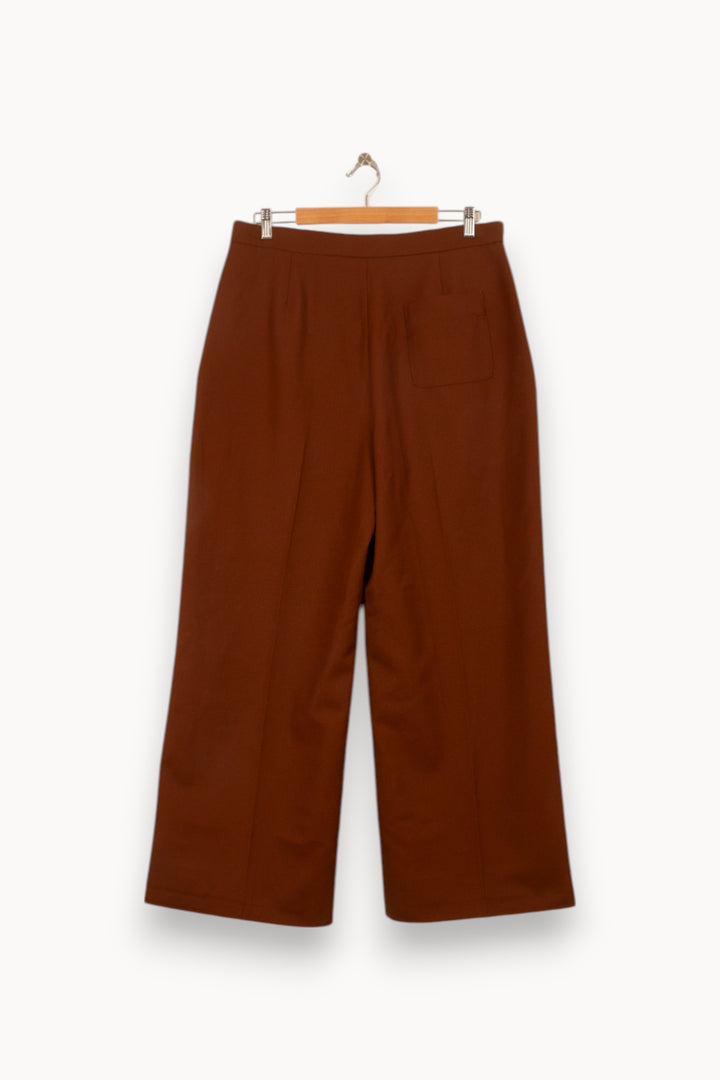 Pantalon Large Marron - Taille XXXL/46 de la marque Sézane | PARAD54086 - Vendu par Paradigme - Image 4