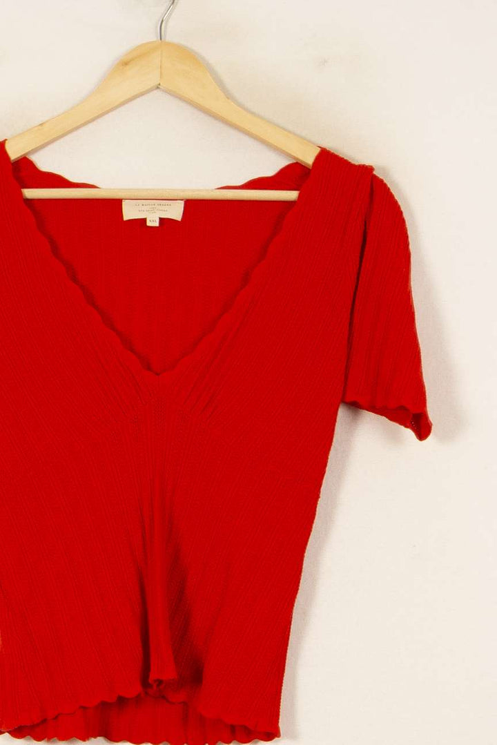 Top Rouge - Taille XXL/44 de la marque Sézane | PARAD54088 - Vendu par Paradigme - Image 3