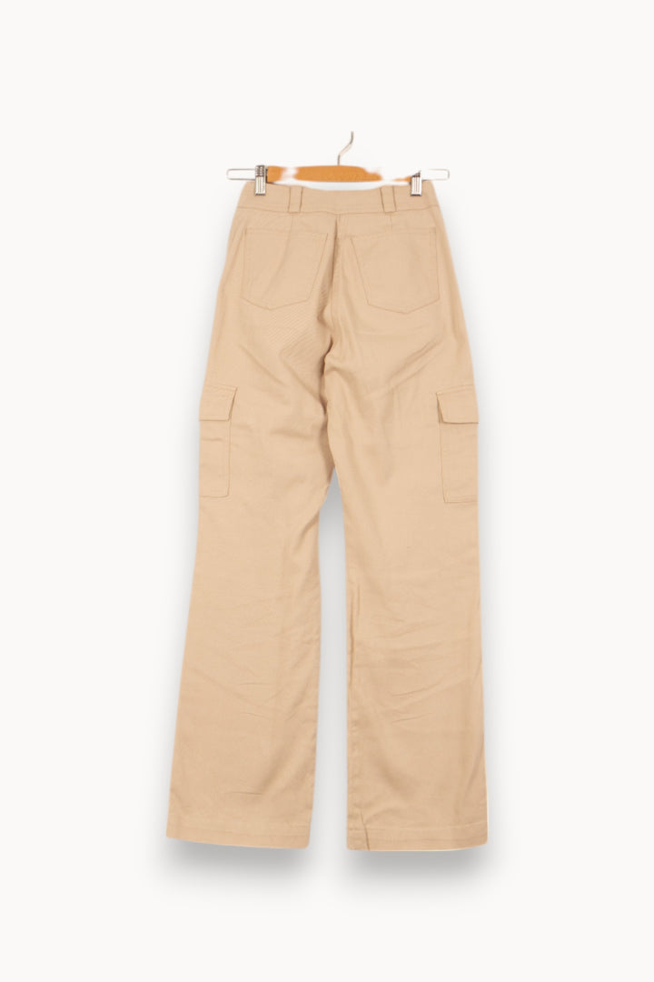 Pantalon Cargo Beige - Taille XS/34 de la marque Claudie Pierlot | PARAD54091 - Vendu par Paradigme - Image 4