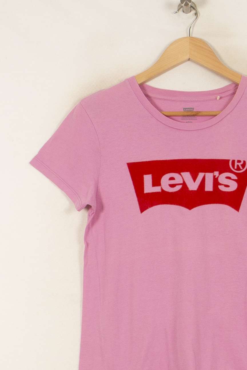 Tee-shirt Rose et Rouge - Taille S/36 de la marque Levi's | PARAD54093 - Vendu par Paradigme - Image 3
