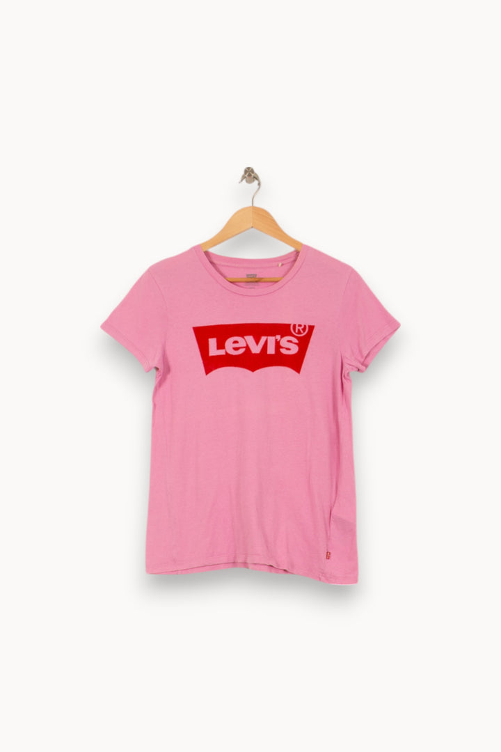 Tee-shirt Rose et Rouge - Taille S/36 de la marque Levi's | PARAD54093 - Vendu par Paradigme - Image 2