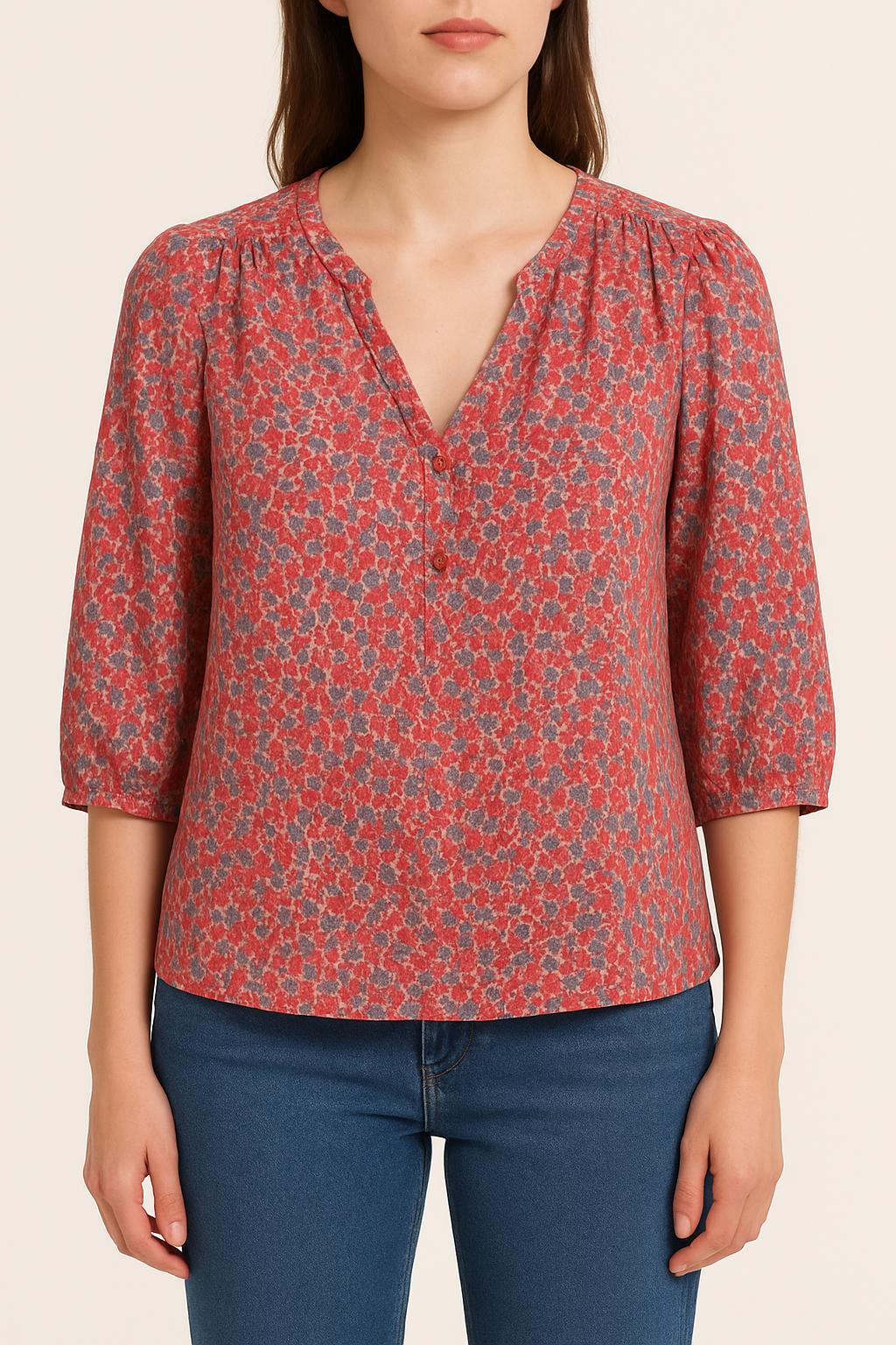 Blouse Multicolore - Taille M/38 de la marque Sud express | PARAD54094 - Vendu par Paradigme - Image 1