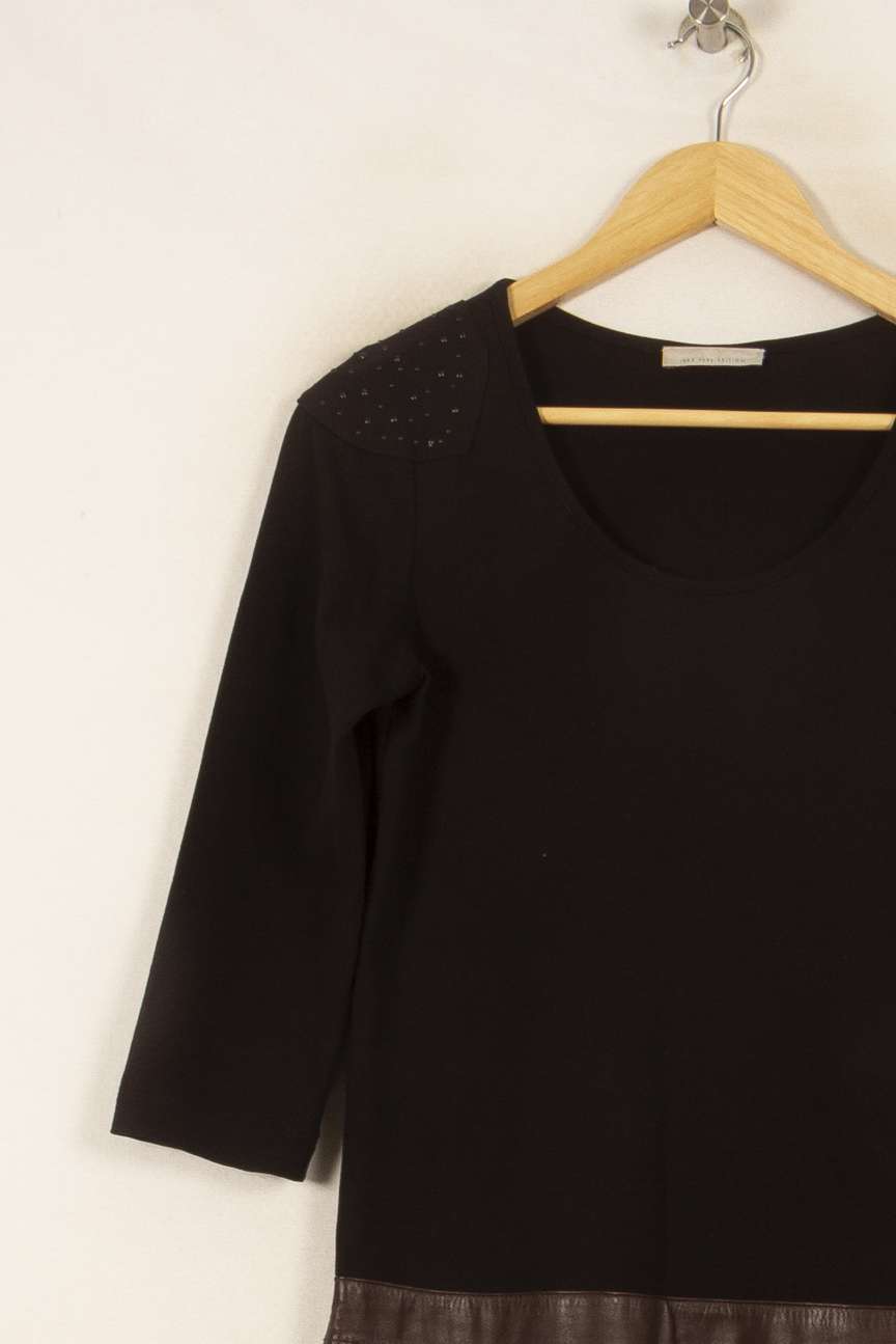 Robe Courte Noire et Marron - Taille M/38 de la marque IKKS | PARAD54099 - Vendu par Paradigme - Image 3