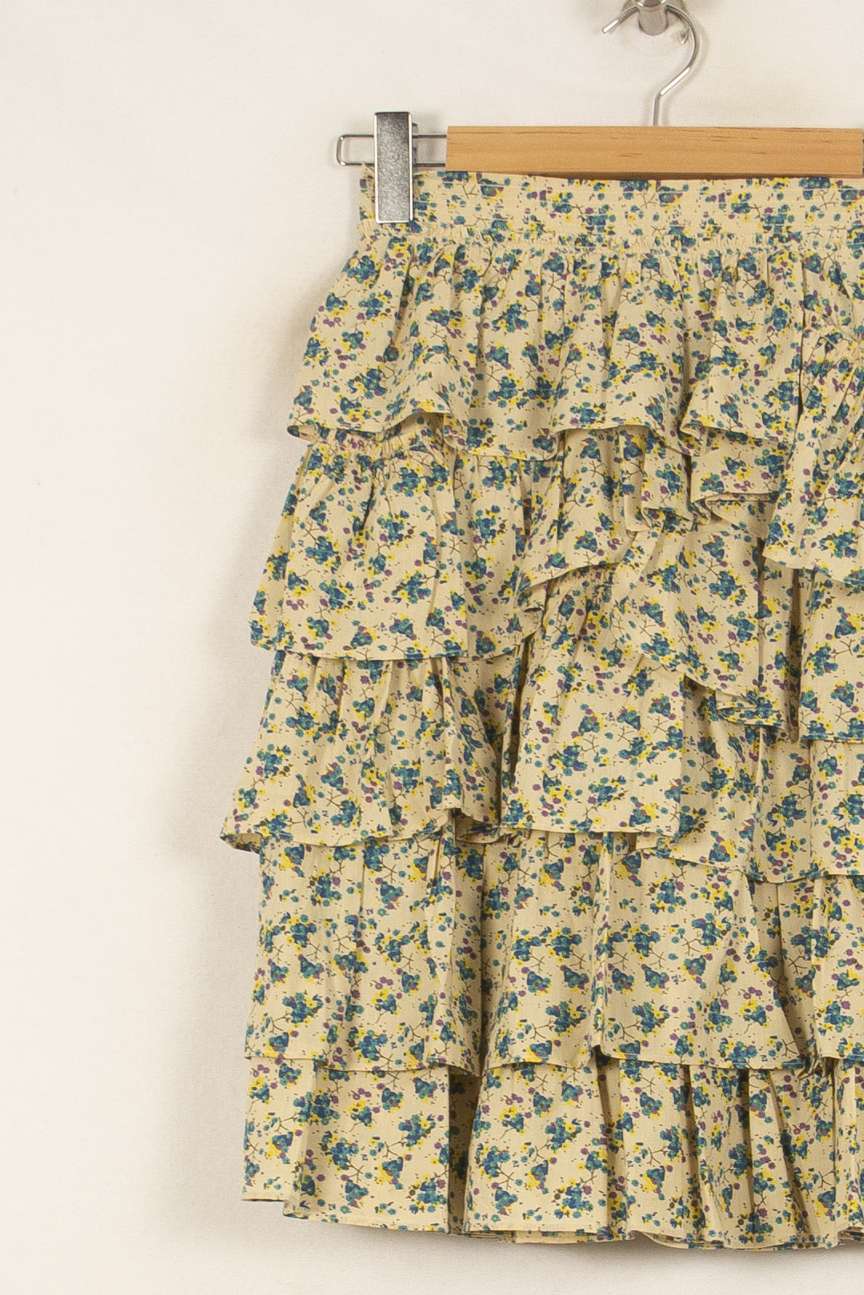 Jupe Volantée Jaune et Bleu - Taille XS/34 de la marque Zadig&Voltaire | PARAD54101 - Vendu par Paradigme - Image 3