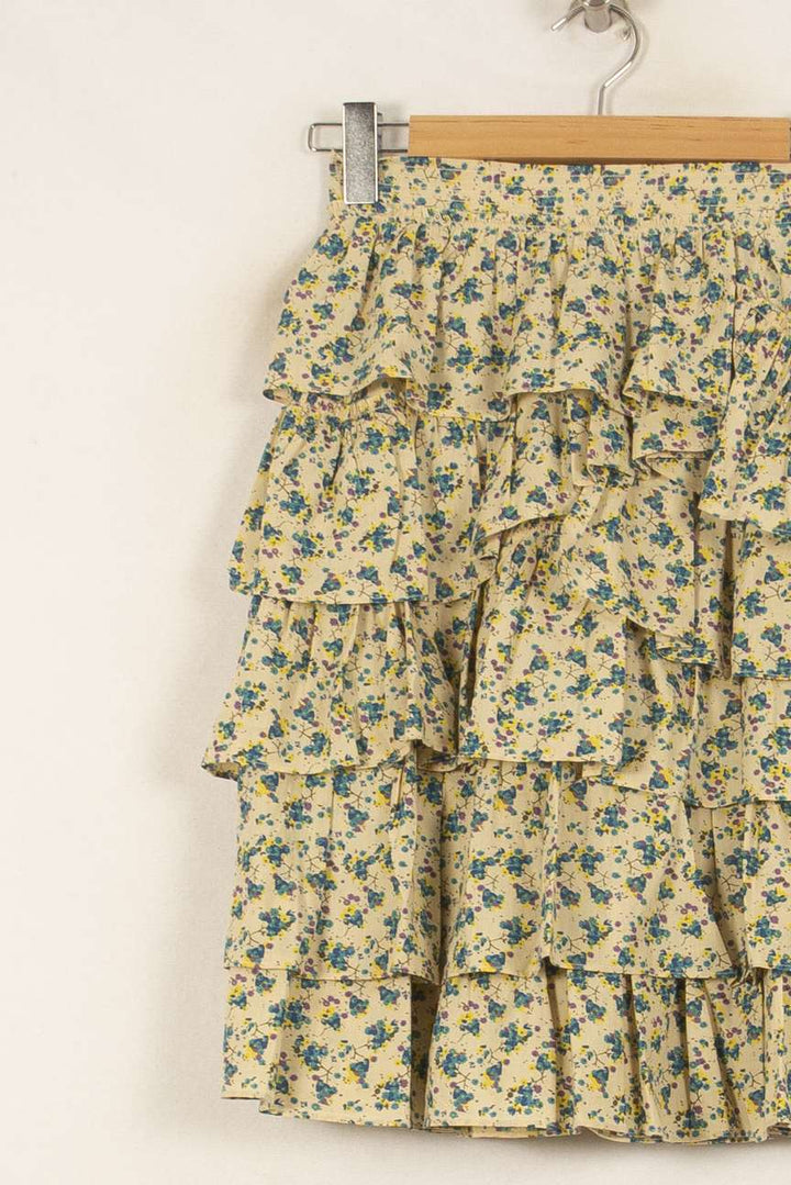 Jupe Volantée Jaune et Bleu - Taille XS/34 de la marque Zadig&Voltaire | PARAD54101 - Vendu par Paradigme - Image 3