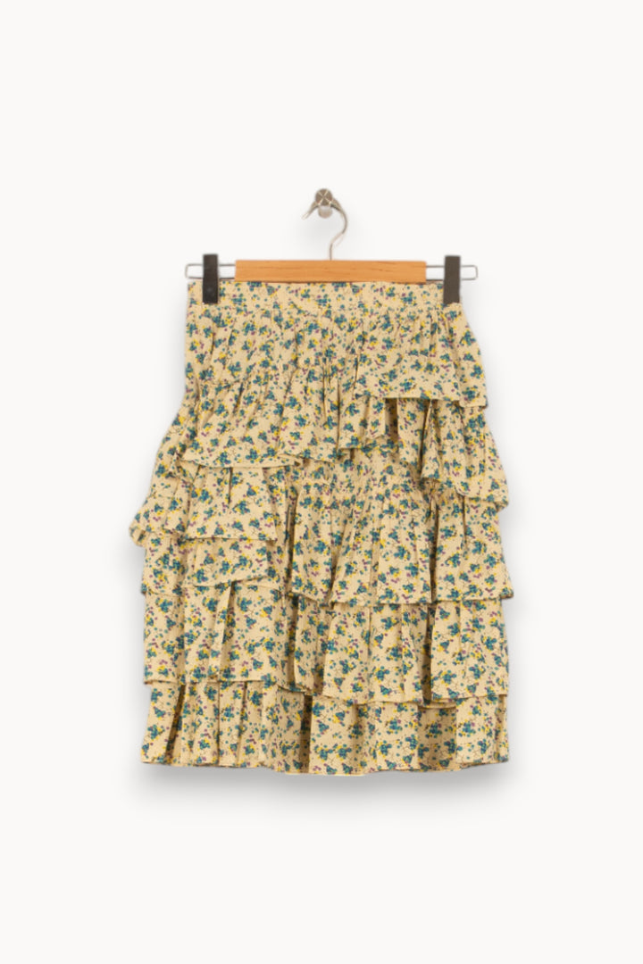 Jupe Volantée Jaune et Bleu - Taille XS/34 de la marque Zadig&Voltaire | PARAD54102 - Vendu par Paradigme - Image 4