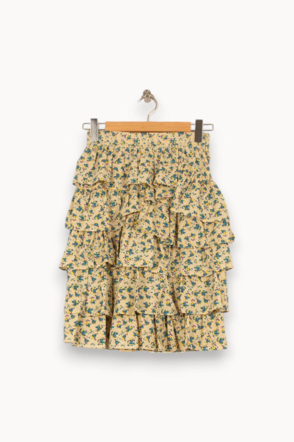 Jupe Volantée Jaune et Bleu - Taille XS/34 de la marque Zadig&Voltaire | PARAD54102 - Vendu par Paradigme - Image 2