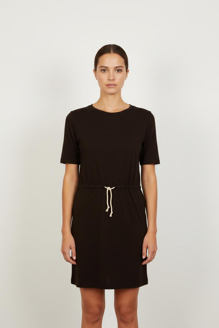 Robe T-shirt Noire - Taille S/36