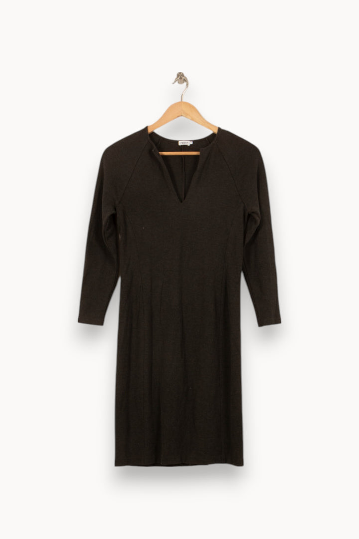 Robe Midi Grise - Taille S/36 de la marque Filippa K | PARAD54118 - Vendu par Paradigme - Image 2