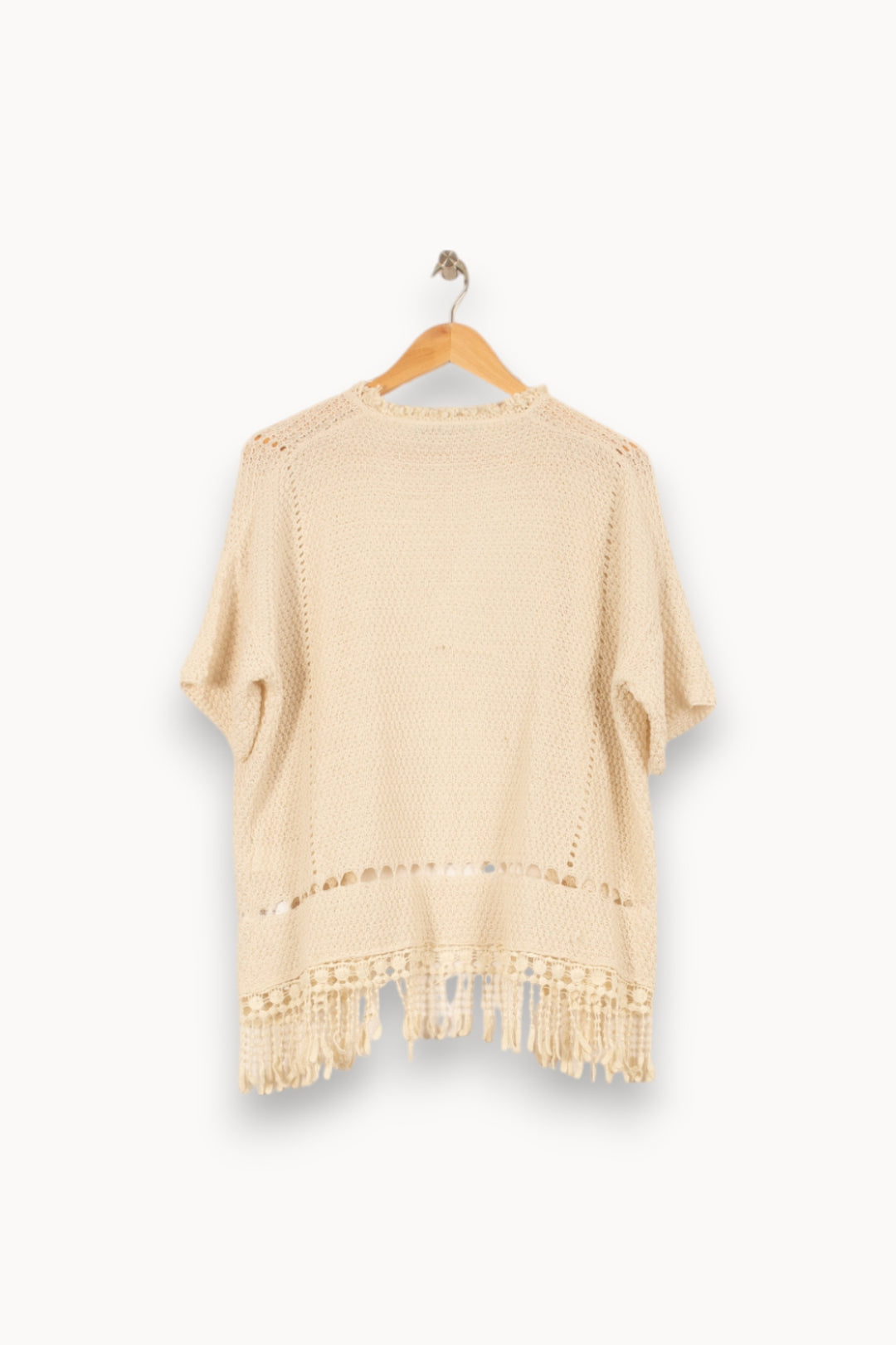 Gilet Blanc - Taille XS/34 de la marque La Fée Maraboutée | PARAD54121 - Vendu par Paradigme - Image 4