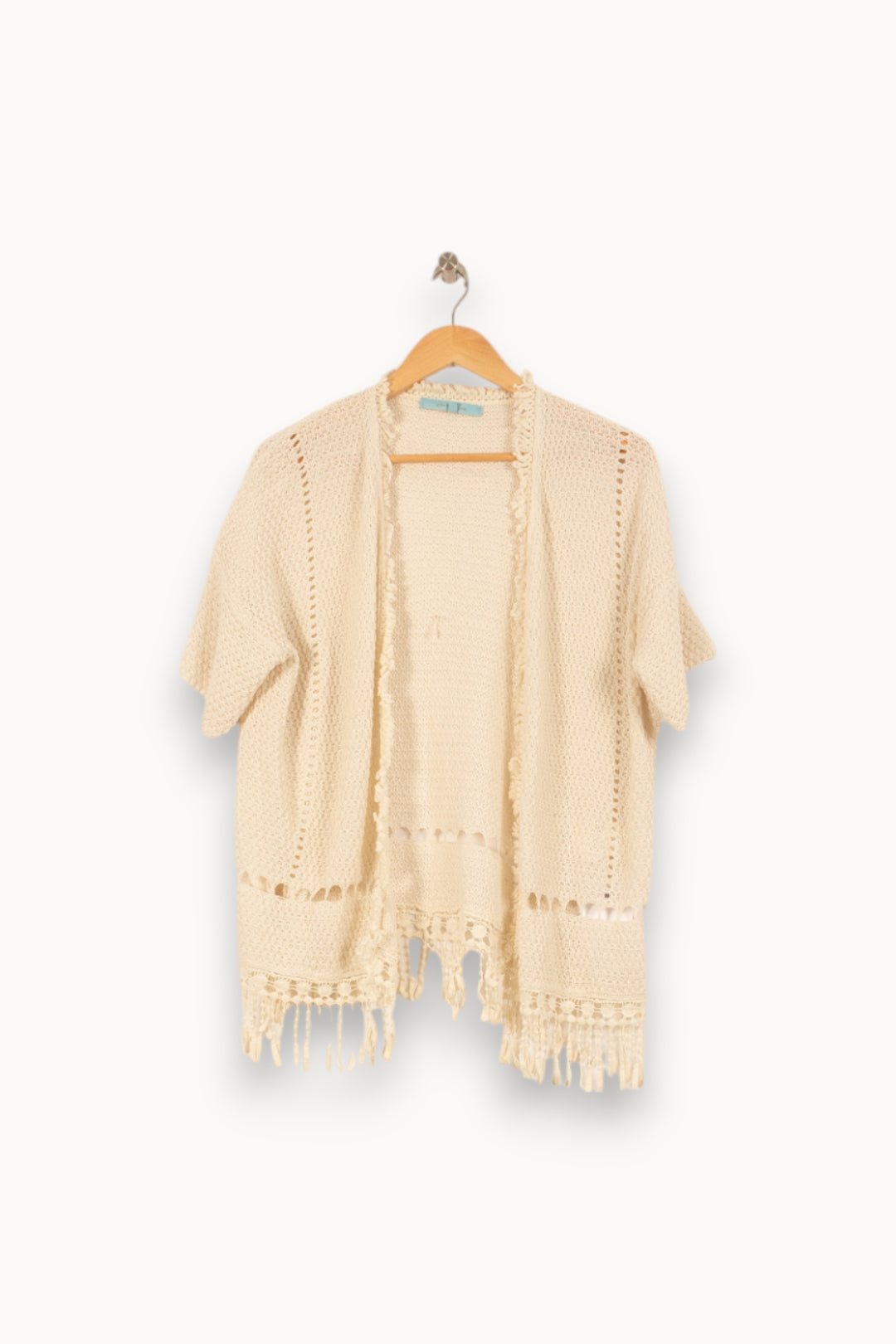 Gilet Blanc - Taille XS/34 de la marque La Fée Maraboutée | PARAD54121 - Vendu par Paradigme - Image 2