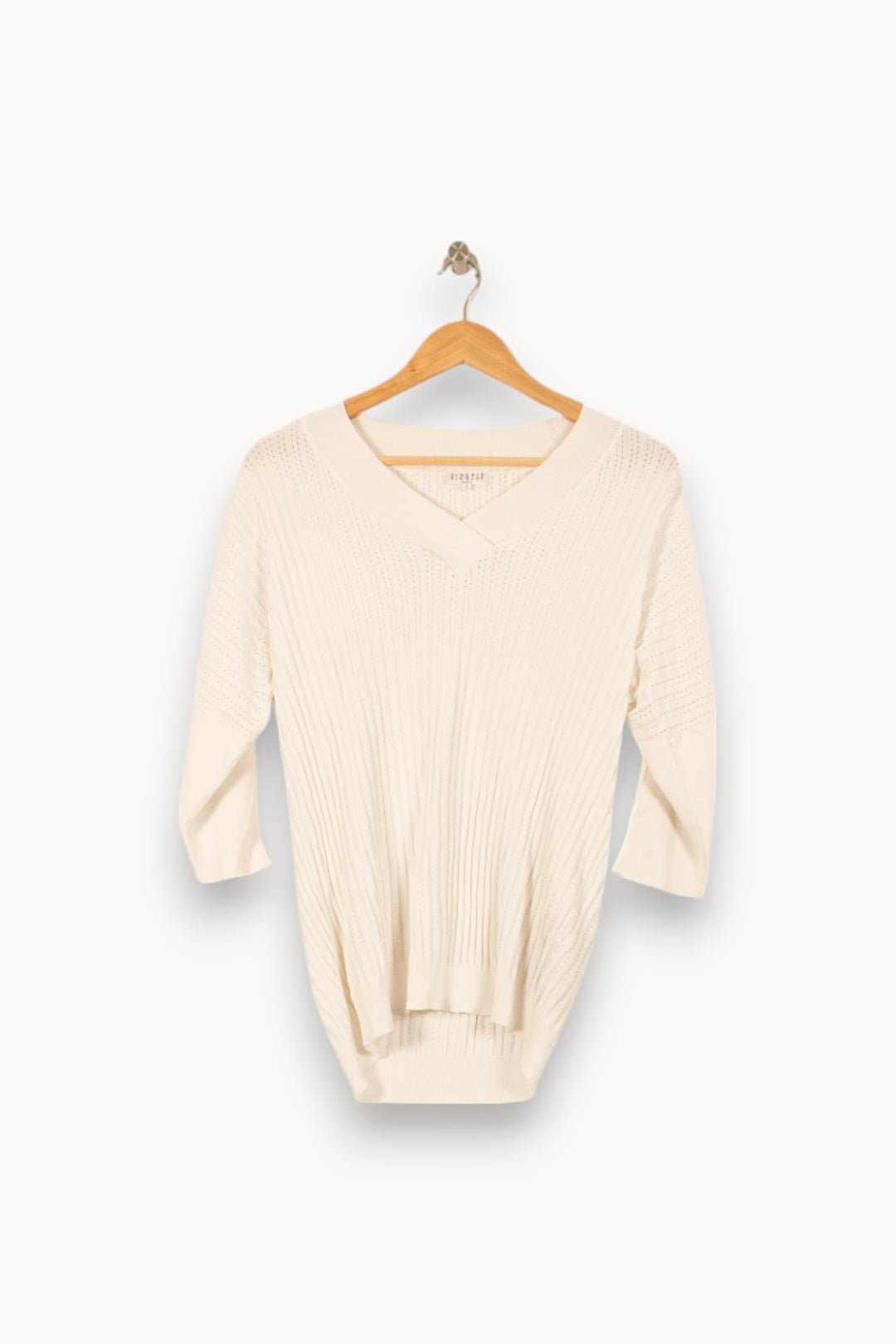 Pull Blanc - Taille S/36 de la marque Claudie Pierlot | PARAD54124 - Vendu par Paradigme - Image 2