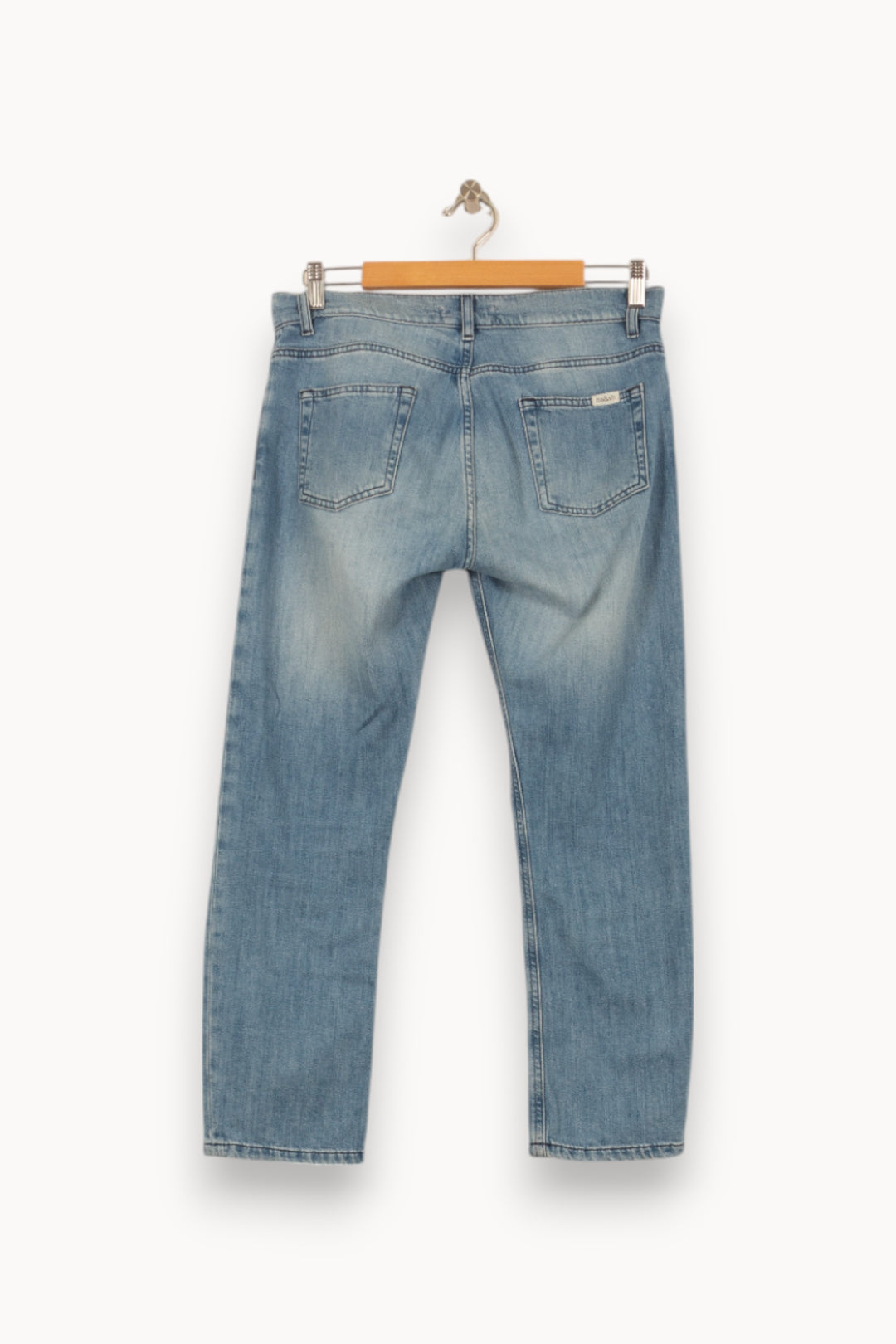 Jean Droit Bleu - Taille S/36 de la marque ba&sh | PARAD54126 - Vendu par Paradigme - Image 4