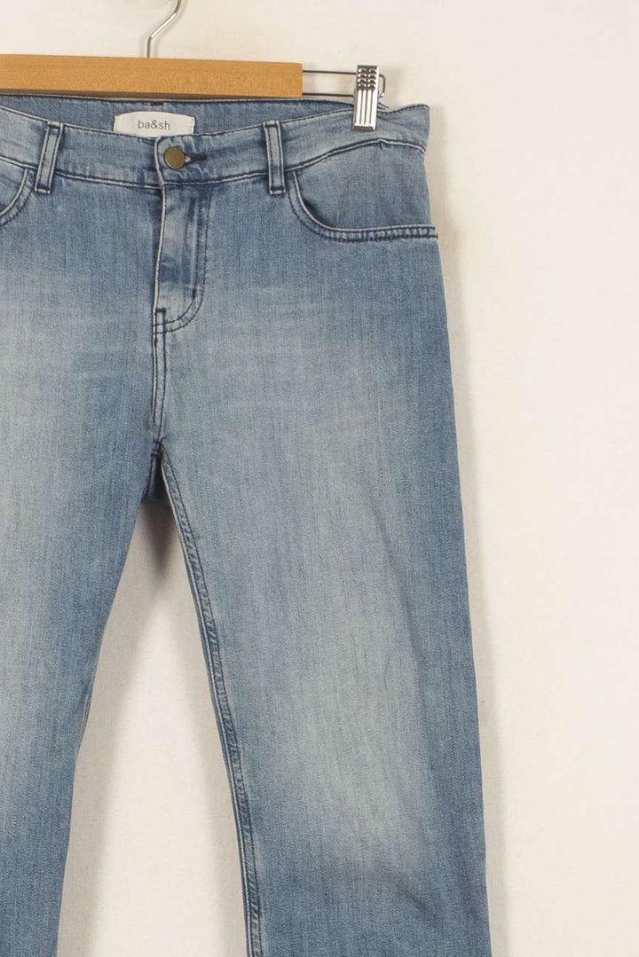 Jean Droit Bleu - Taille S/36 de la marque ba&sh | PARAD54126 - Vendu par Paradigme - Image 3