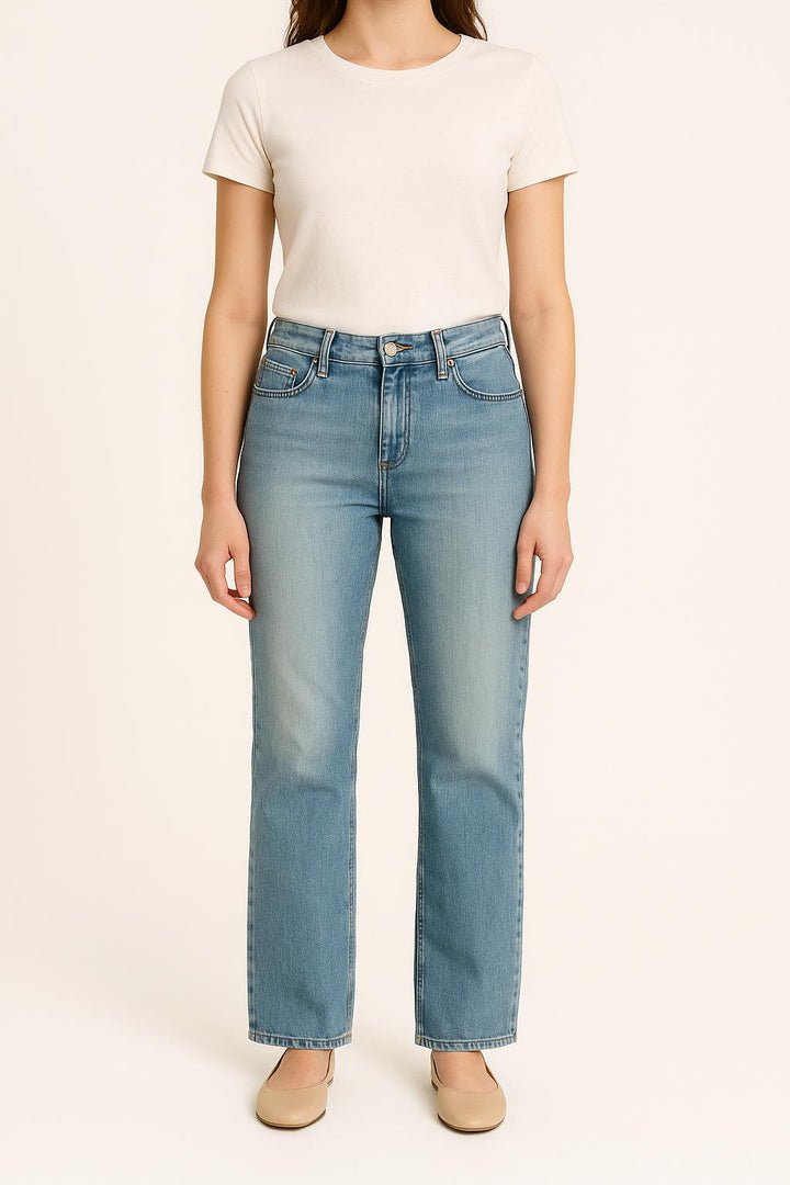 Jean Droit Bleu - Taille S/36 de la marque ba&sh | PARAD54126 - Vendu par Paradigme - Image 1