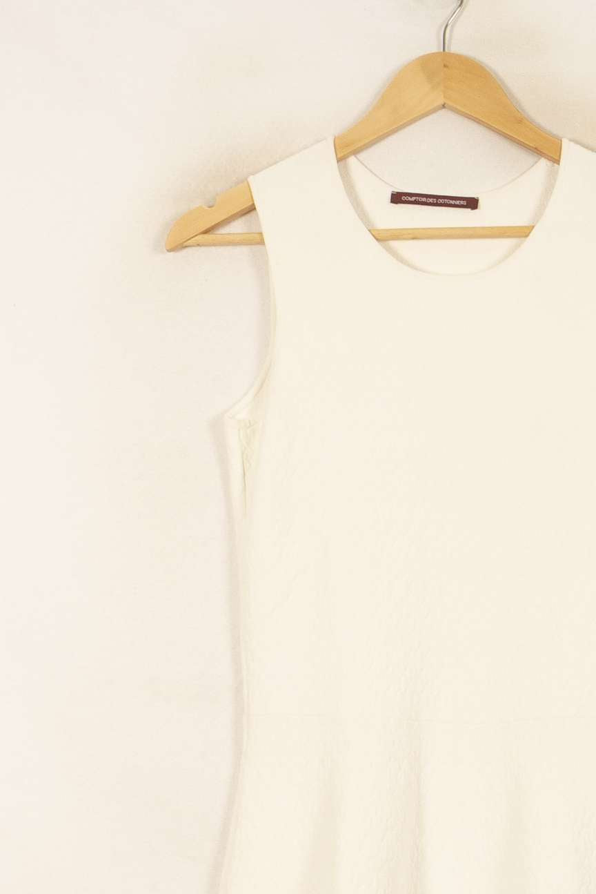 Robe Sans Manches Blanche - Taille M/38 de la marque Comptoir des Cotonniers | PARAD54127 - Vendu par Paradigme - Image 3