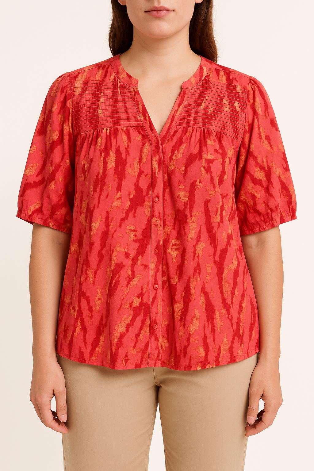 Blouse Rose et Beige - Taille L/40 de la marque ba&sh | PARAD54130 - Vendu par Paradigme - Image 1