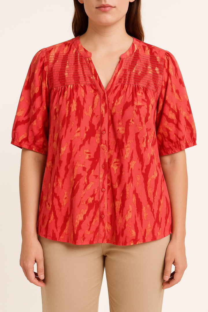 Blouse Rose et Beige - Taille L/40 de la marque ba&sh | PARAD54130 - Vendu par Paradigme - Image 1