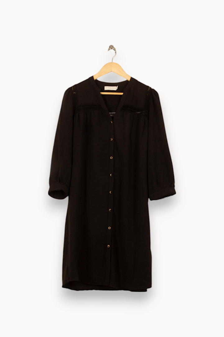 Robe Chemise Noire - Taille M/38 de la marque La Petite Etoile | PARAD54133 - Vendu par Paradigme - Image 2