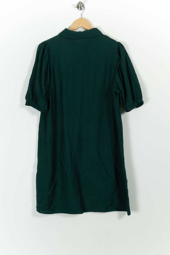 Robe Chemise Verte - Taille M/38 de la marque La Fée Maraboutée | PARAD54136 - Vendu par Paradigme - Image 4