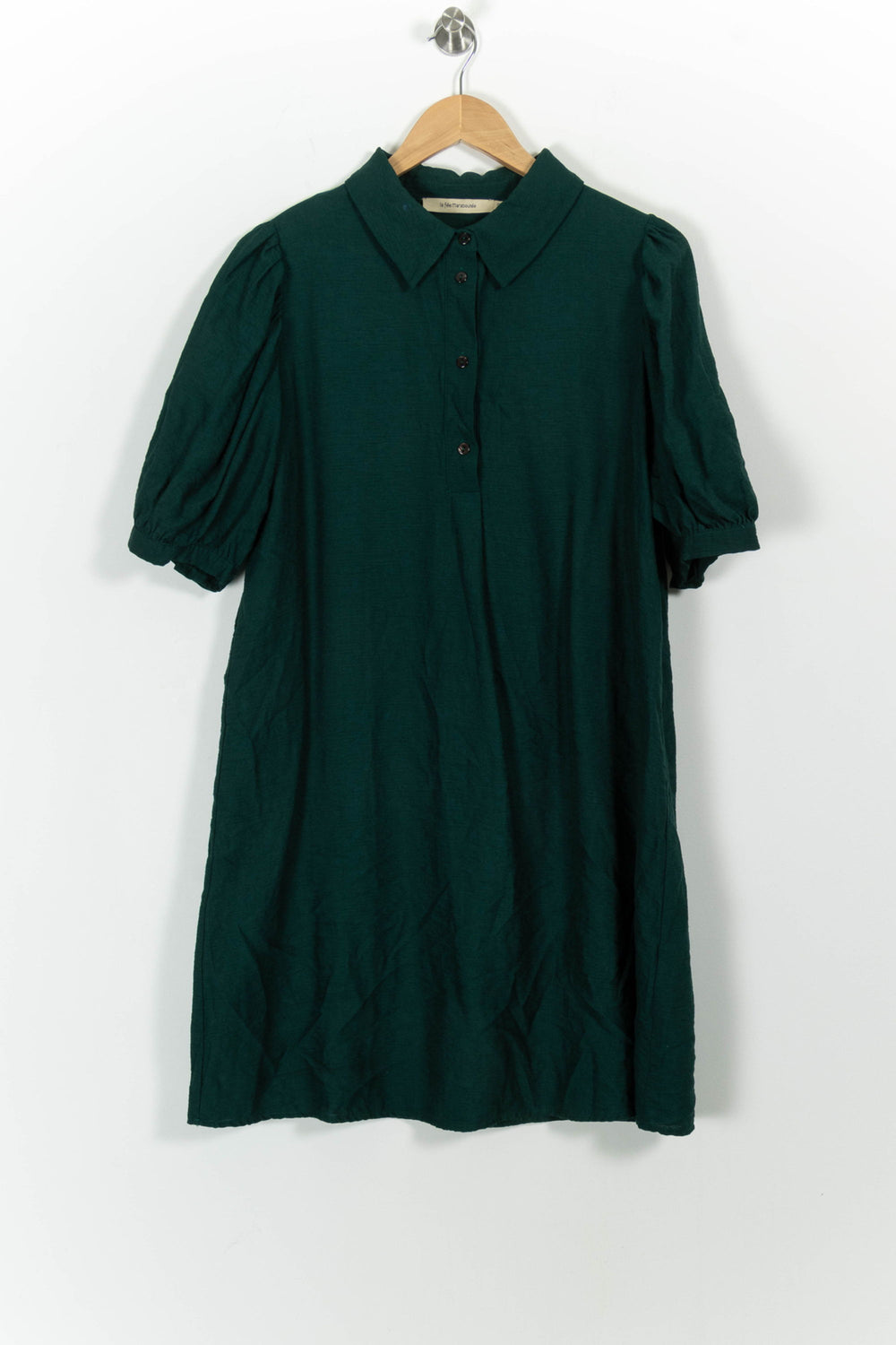 Robe Chemise Verte - Taille M/38 de la marque La Fée Maraboutée | PARAD54136 - Vendu par Paradigme - Image 2