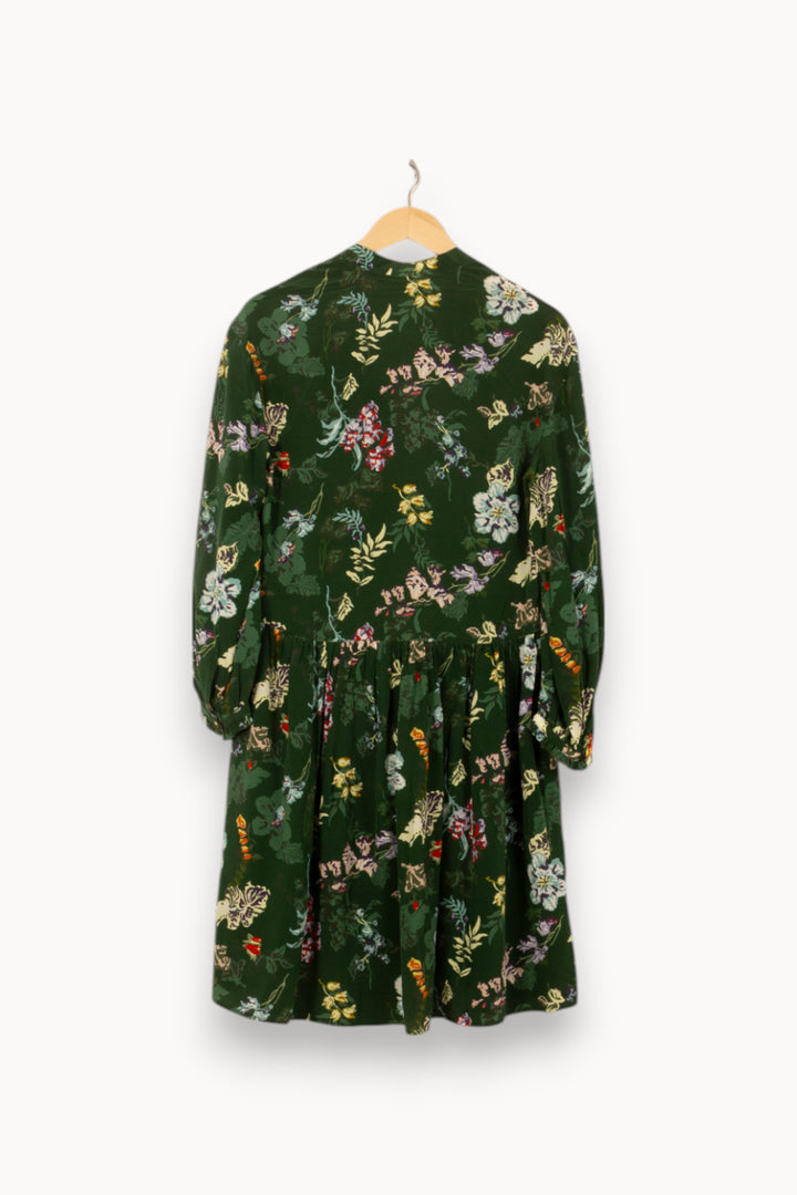 Robe Fleurie Verte - Taille S/36 de la marque Zadig&Voltaire | PARAD54142 - Vendu par Paradigme - Image 4