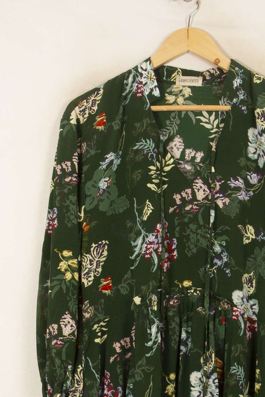 Robe Fleurie Verte - Taille S/36 de la marque Zadig&Voltaire | PARAD54142 - Vendu par Paradigme - Image 3