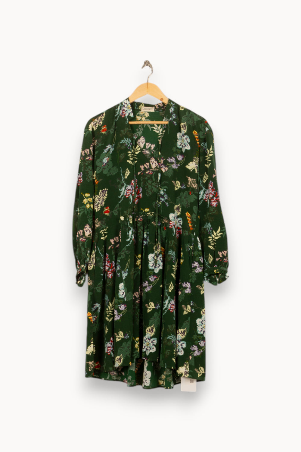 Robe Fleurie Verte - Taille S/36 de la marque Zadig&Voltaire | PARAD54142 - Vendu par Paradigme - Image 2