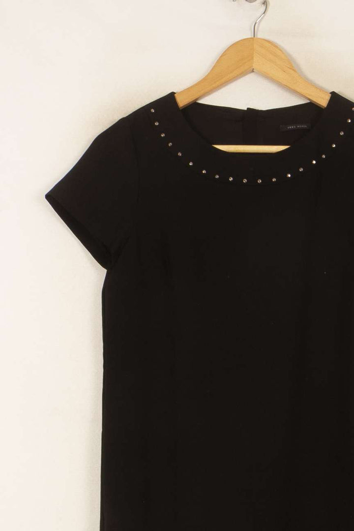 Robe Droite Noire - Taille S/36 de la marque IKKS | PARAD54143 - Vendu par Paradigme - Image 3
