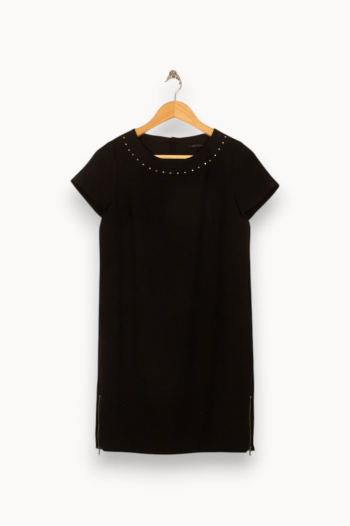 Robe Droite Noire - Taille S/36 de la marque IKKS | PARAD54143 - Vendu par Paradigme - Image 2