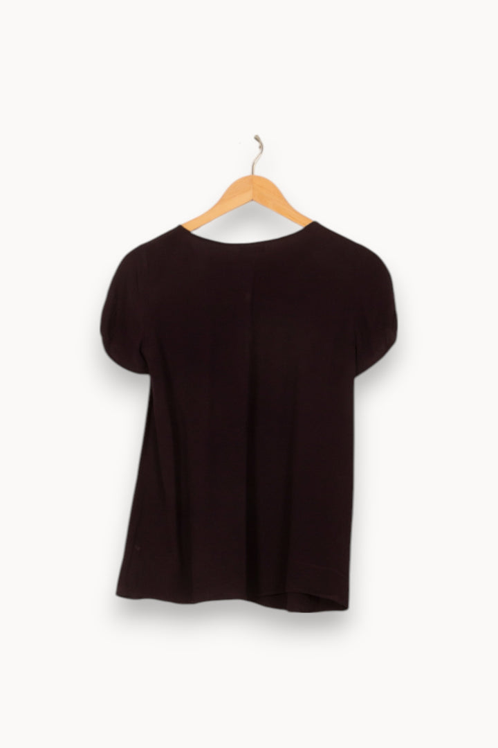 Tee-shirt Noir - Taille S/36 de la marque Claudie Pierlot | PARAD54145 - Vendu par Paradigme - Image 4