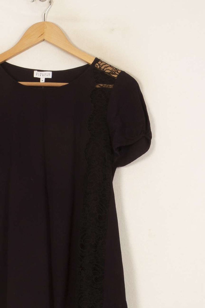 Tee-shirt Noir - Taille S/36 de la marque Claudie Pierlot | PARAD54145 - Vendu par Paradigme - Image 3