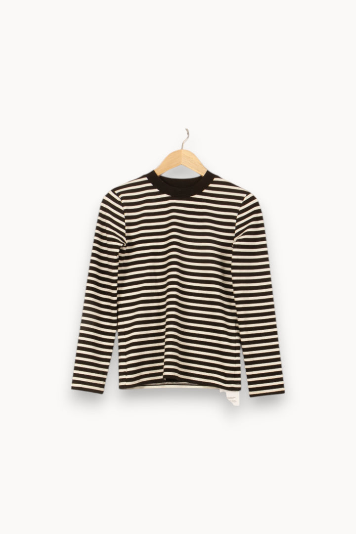 Marinière Noire et Blanche - Taille S/36 de la marque Claudie Pierlot | PARAD54146 - Vendu par Paradigme - Image 2