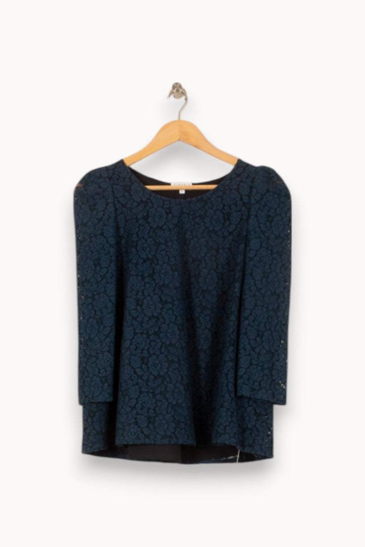 Blouse Bleue - Taille S/36 de la marque Claudie Pierlot | PARAD54148 - Vendu par Paradigme - Image 2