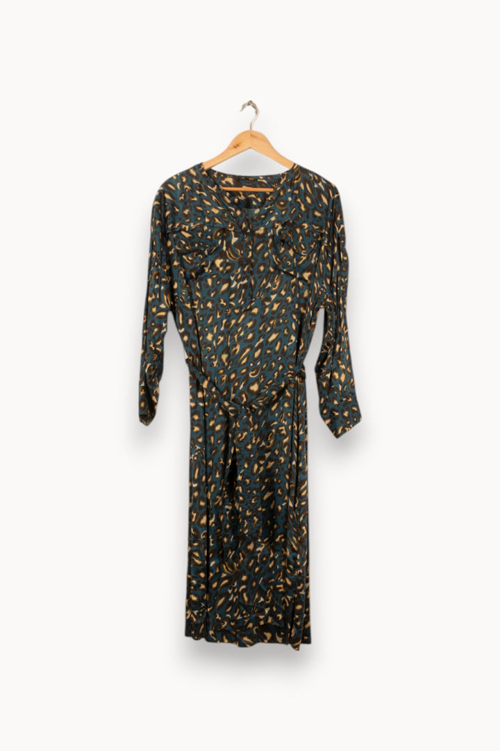 Robe Longue Marron et Noir - Taille S/36 de la marque Soeur | PARAD54149 - Vendu par Paradigme - Image 2